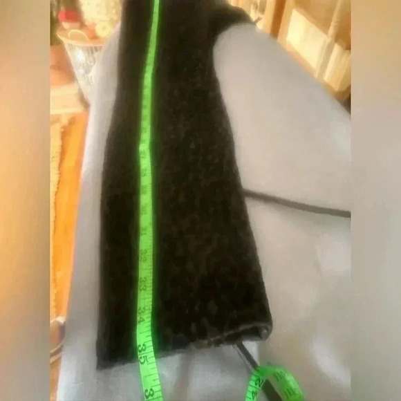 Old Navy Black Leopard Print Pants - Picture 2 of 6